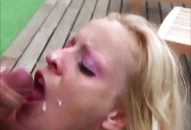 Online sex video free german faciale 24 blonda cum eater