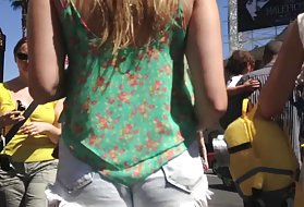 Sex, pasiune, video, pantaloni scurti - influența oslo, obrajii fundul