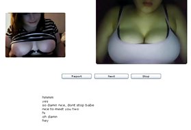Țâțe uriașe pe chatroulette, 22 noiembrie. în 2010, la chatroulette mare